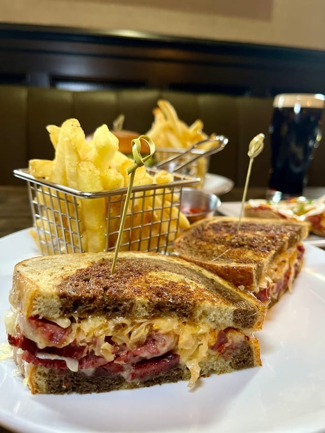 Corned Beef Reuben.