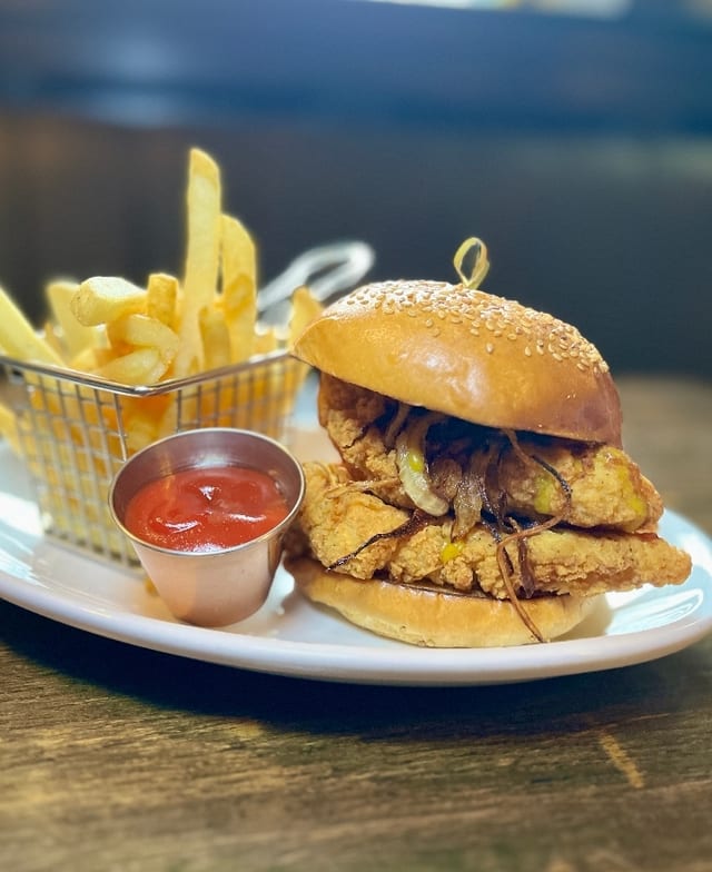 Irish Spice Bag Chicken Sandwich.